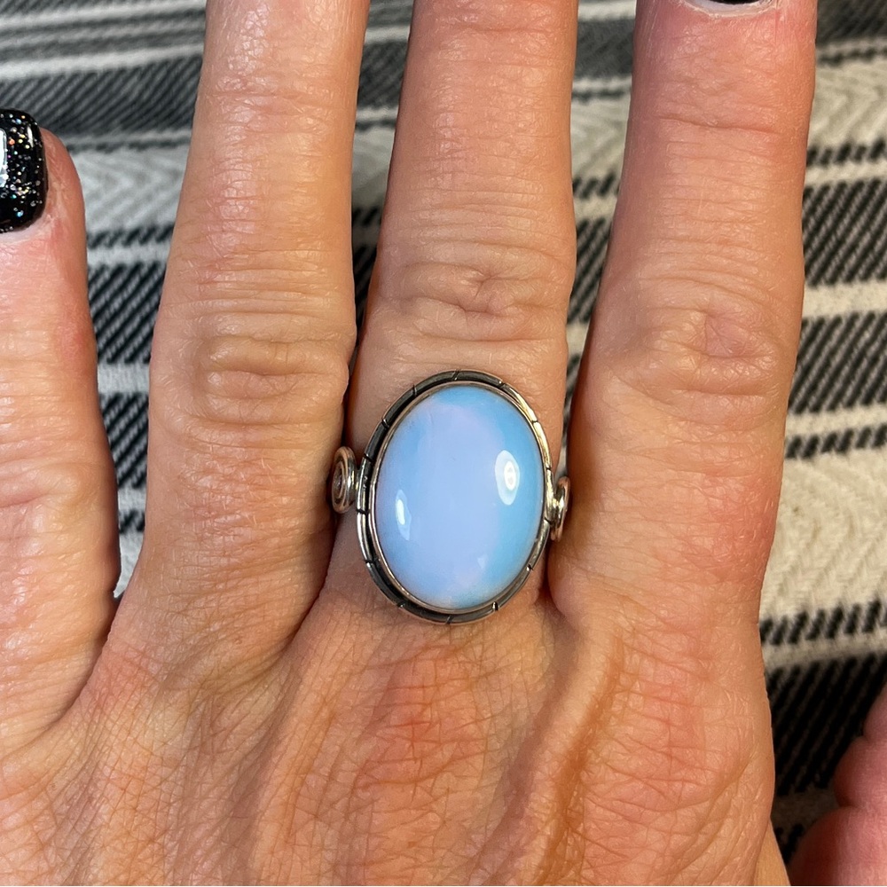 Sterling Silver OPAL Ring